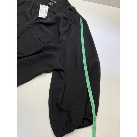 Lane Bryant Woman's Blouse, Size 22/24W, Black Polyester Sheer Shirt , NWT - Picture 5 of 10